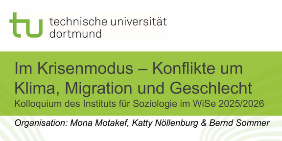 Headline: “In crisis mode – conflicts over climate, migration, and gender” 