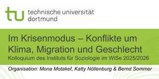 Headline: „Im Krisenmodus – Konflikte um Klima, Migration und Geschlecht“ 