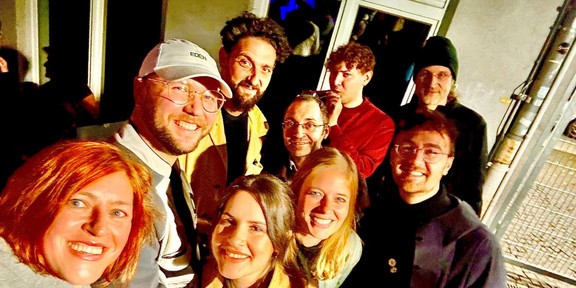 The team of Sociology of Migration and Education can be seen at the evening event of the DGS Congress.