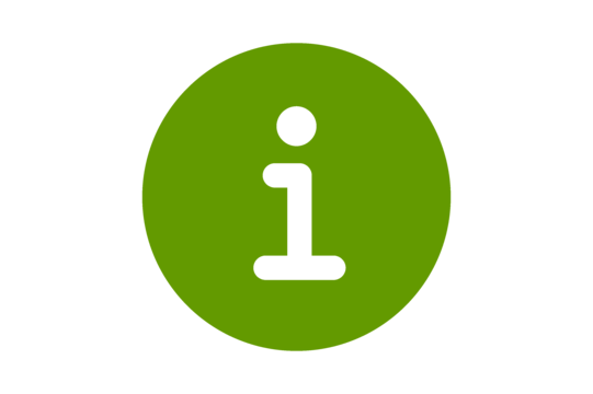 grünes Informations Icon